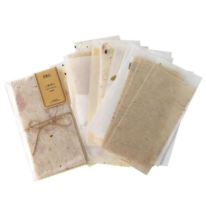 

Aya 30Pcs Kertas Kraft Vintage Handmade Diy Untuk Scrapbook