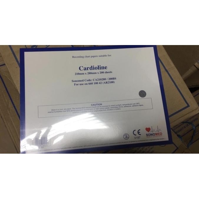 

GARANSI Kertas EKG Cardioline 660 100 42, 210mm x 280mm x 200Sh