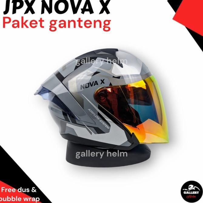 JPX NOVA X N4 VERO PAKET GANTENG | HELM JPX HALF FACE Terlaris