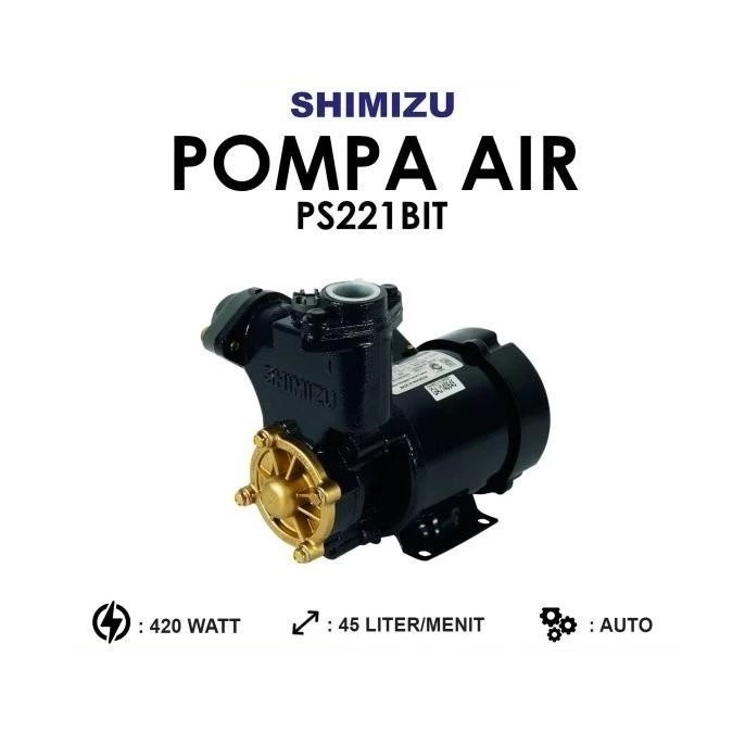 pompa air shimizu ps 221 bit