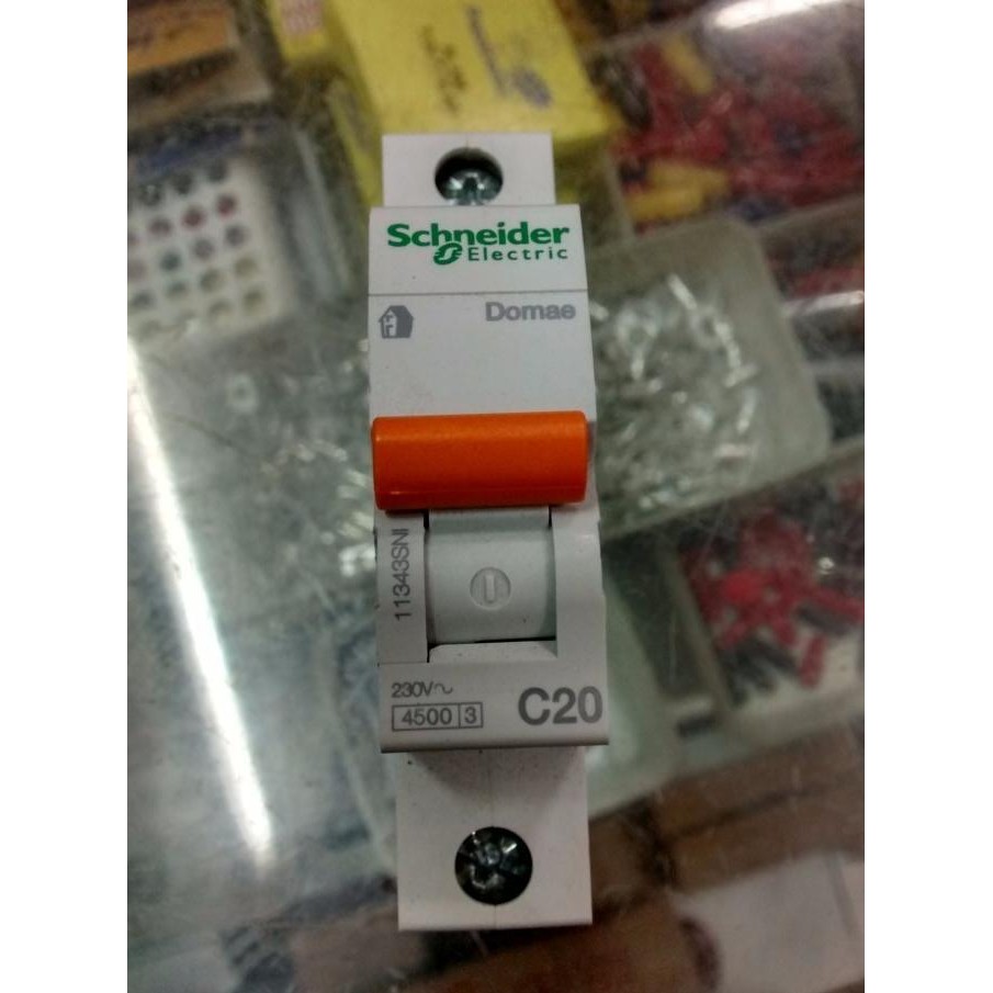 MCB (Mini Circuit Breaker) Domae Schneider 20A 20 Ampere Amper 1  Best