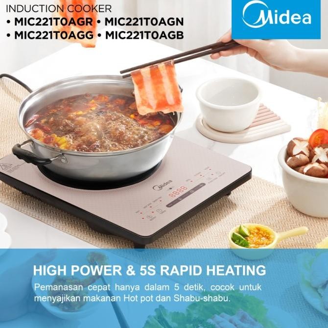 Midea MIC221T0AGR Kompor Induksi - Induction Cooker