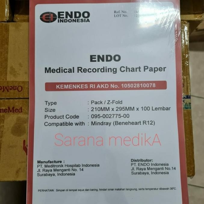 Tersedia Kertas Ekg R12 Mindray/Mindray Paper Ecg R 12