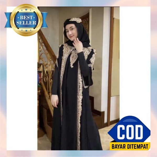 Longdress Gamis Kaftan Terbaru2025 Gamis Caftan Kaftam Idhul Fitri Kaftan Cewek Kekinian 2025 Jubah 