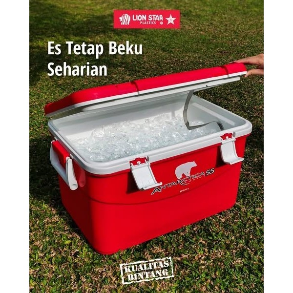 (COD) ANTARTICA COOLER BOX 72 LITER I-27 Lion Star Termos Es Jualan Jumbo Besar