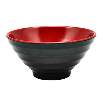 (BISA COD) Mangkok Udon/Mie Melamin Ulir Datar 7 inch 2 Warna W-75A4 GOLDEN DRAGON Melamine Mangkok 