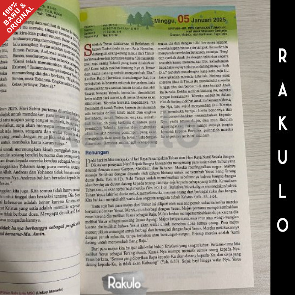 Buku Ziarah Batin 2025 - Bacaan Renungan Dan Catatan Harian Katolik