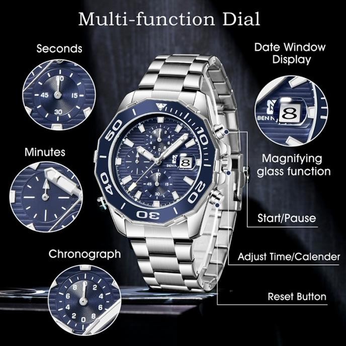 Jam Tangan Pria BenNevis Jam Pria Sport Casual Terbaru 2020 Terlaris