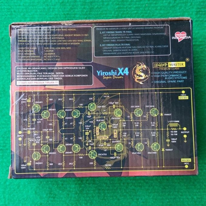 Masih Ada Power Mono 500W Yiroshi X4 Legend Master Sanken Ori Super Driver 500W