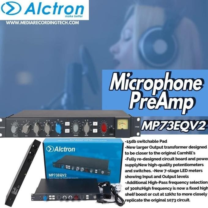 Bagus Alctron Mp73Eqv2 - Mic Pre Amplifier With Eq Promo