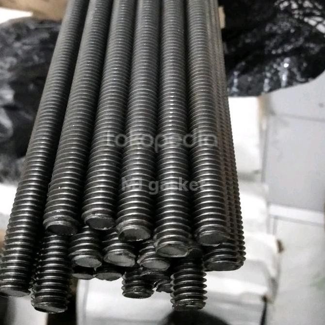 As Drat Baja B-7 Hitam 1.1/4" / Long Drat Baja Hitam 1 1/4" X 100Cm Berkualitas