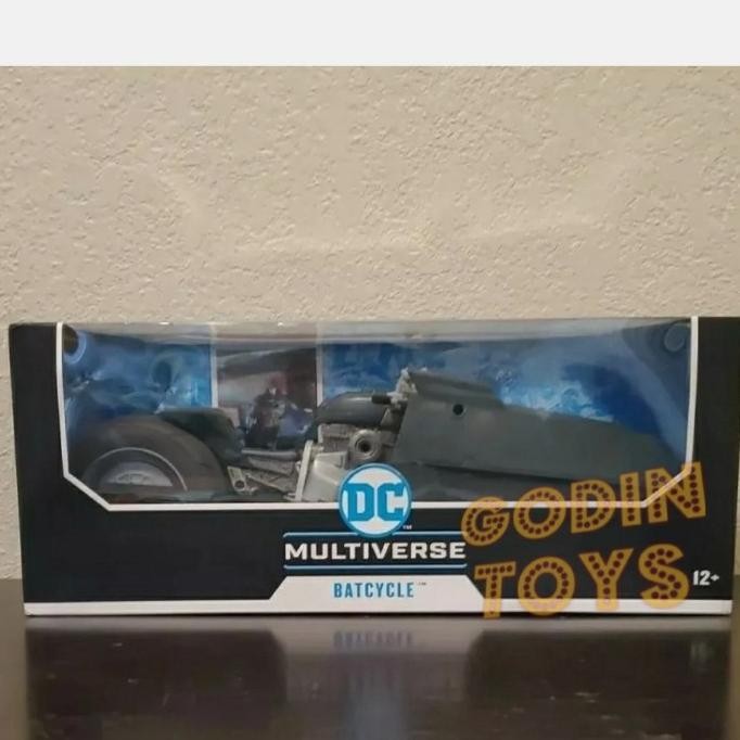 Mcfarlane Batcycle Batman White Knight Multiverse DC Whiteknight