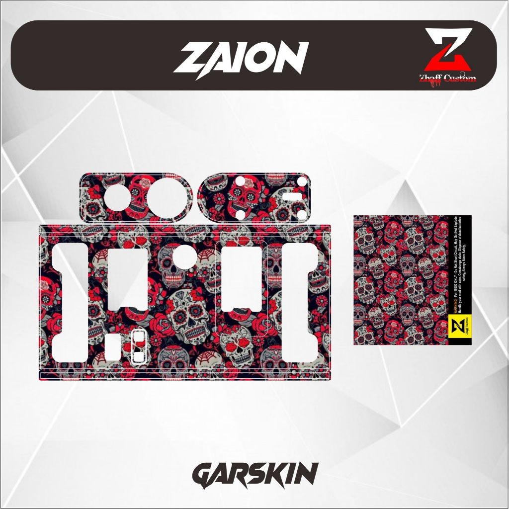

*PromoTerjangkau* Acces Zhaff Vynil Laminasi Zaion Anti Luntur Type 4 Garskin Wrap Stiker Premium / X Casing Case COD