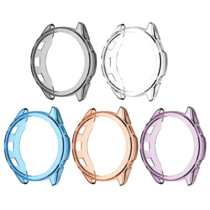Rubber Case Tpu Soft Bumper For Garmin Forerunner 265 - Forerunner 265S - Forerunner 255 Watch Prote