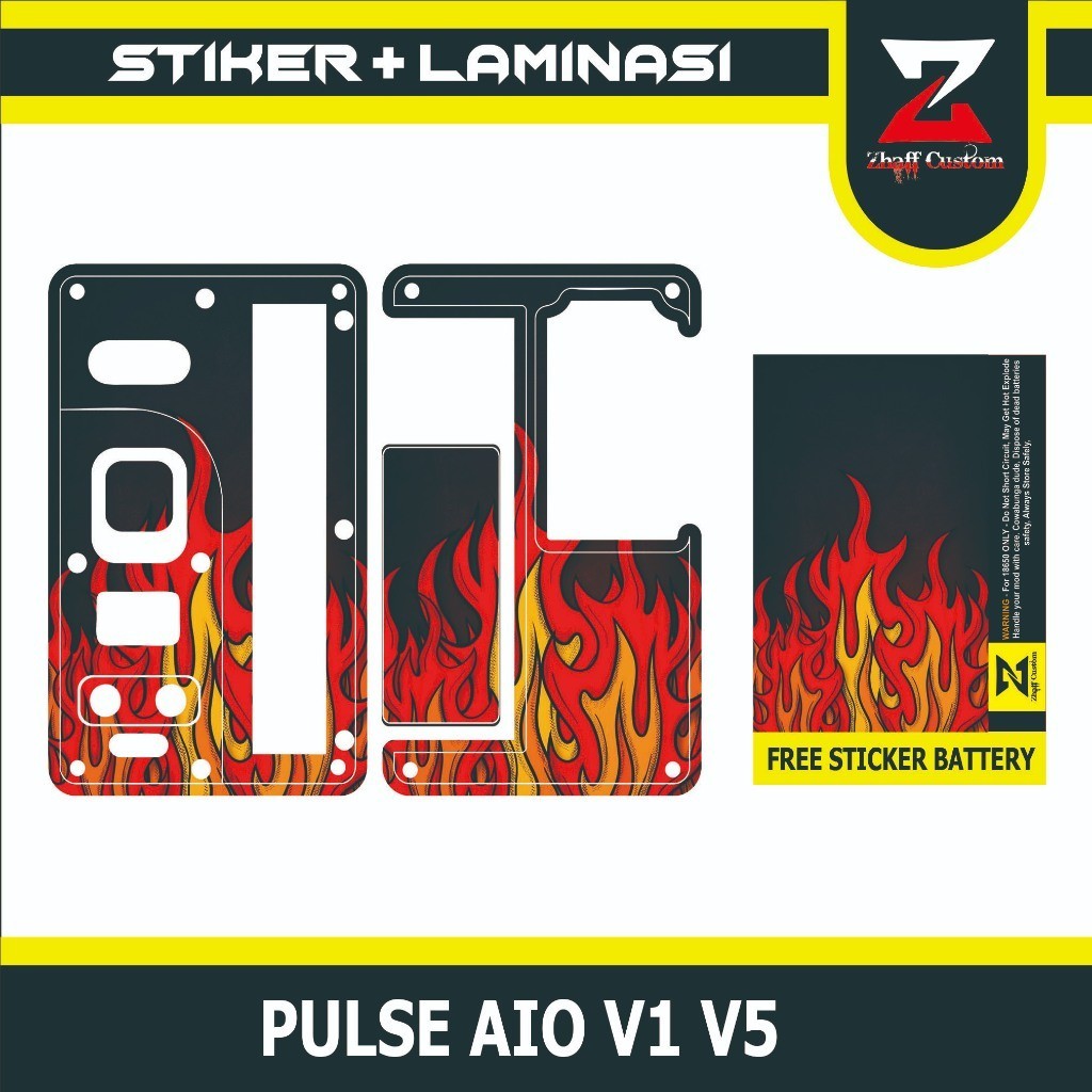 

*PromoTerjangkau* Zhaff Pulse Aoi Mini Pro Kit Garskin Wrap Stiker Premium / X Casing Case COD