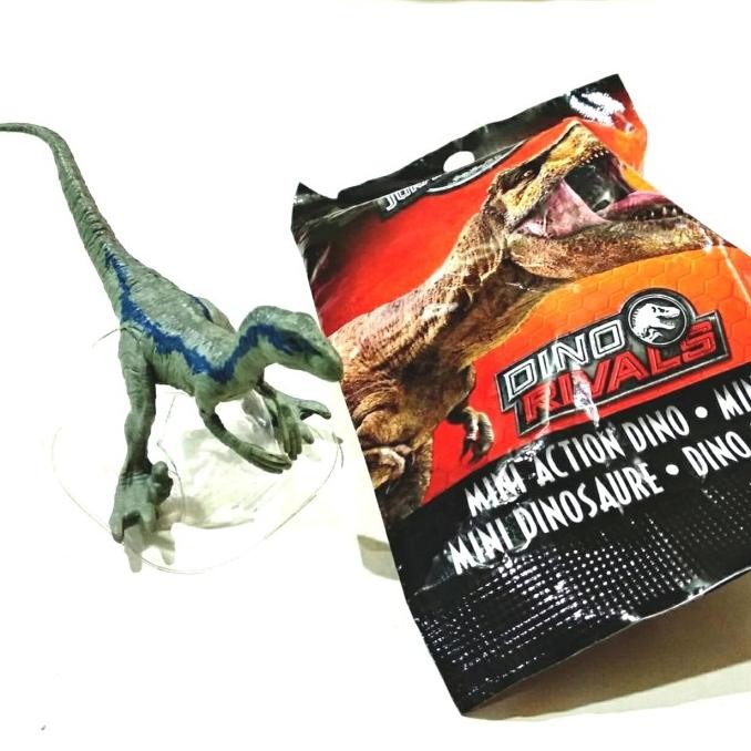 Velociraptor Blue - Jurassic World Dino Rivals Mini blind bag Mattel