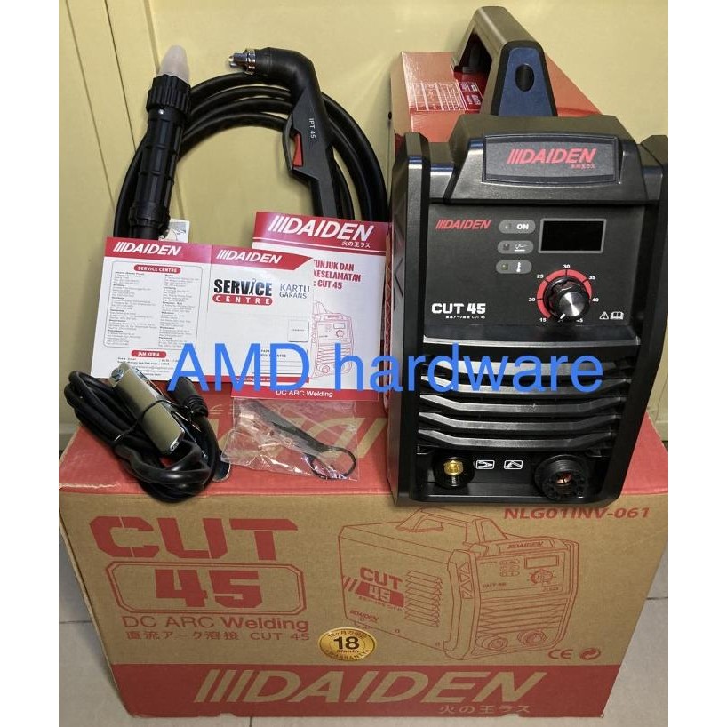 MESIN LAS CUTTING PLASMA CUT45 DAIDEN POTONG BESI STAINLESS CUT 45