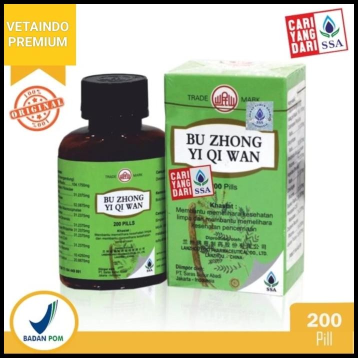 Vitamin Ayam Merpati Bu Zhong Yi Wan Obat Penceraan Limpa Lambung