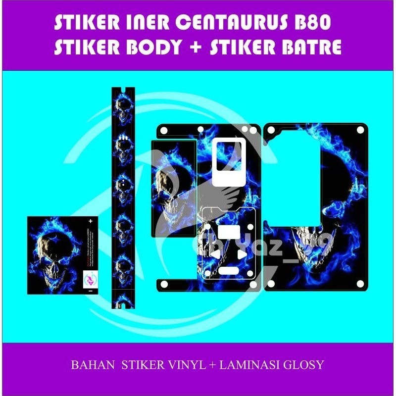 *PromoTerjangkau* Paketan Cent4b80 Garskin Wrap Stiker Premium / X Casing Case COD