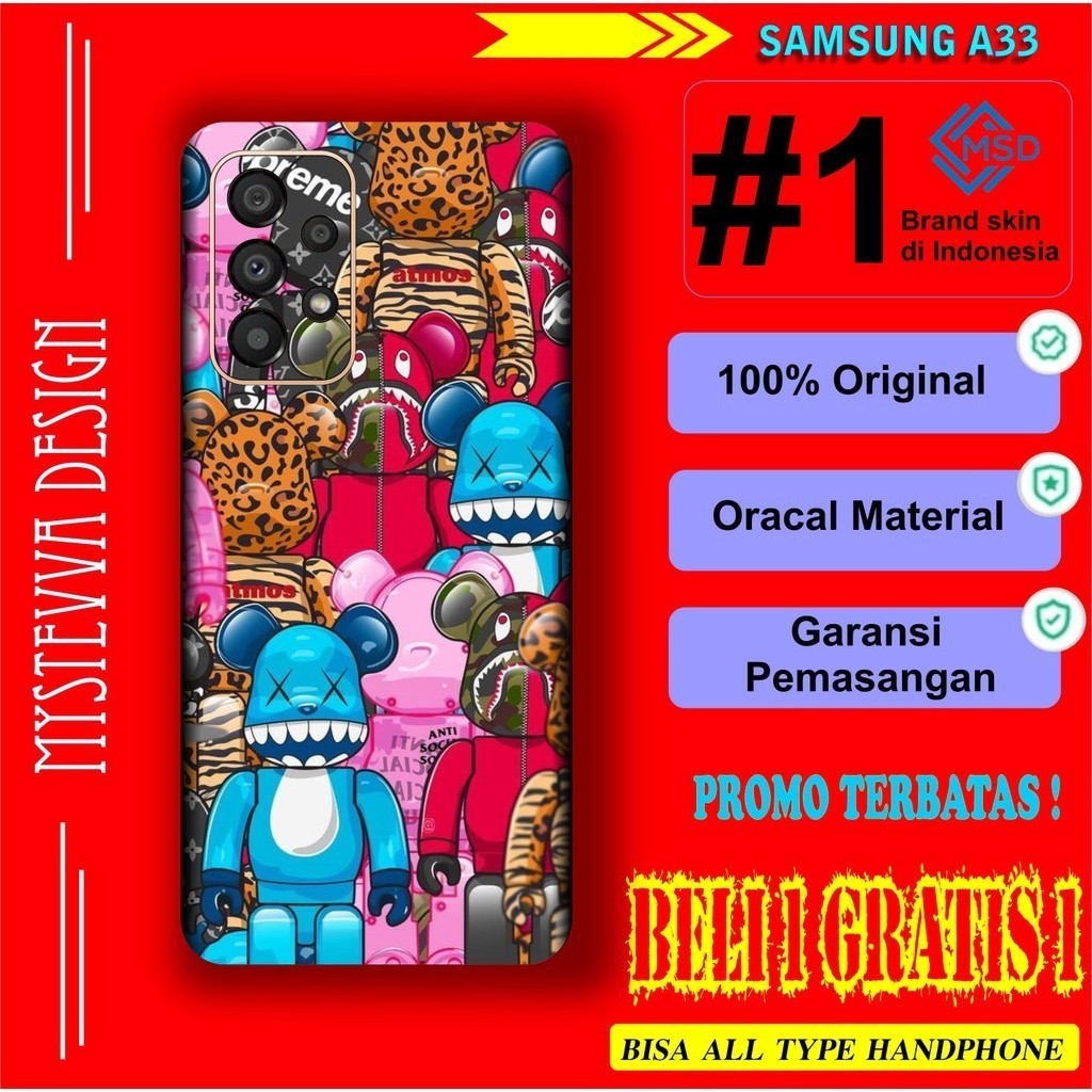 

*PromoTerjangkau* Ar Samsung A33 5g Gndm V3 Garskin Wrap Stiker Premium / X Casing Case COD