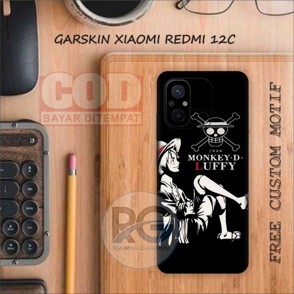 

*PromoTerjangkau* Xiaomi Redmi 12C Garskin Wrap Stiker Premium / X Casing Case COD