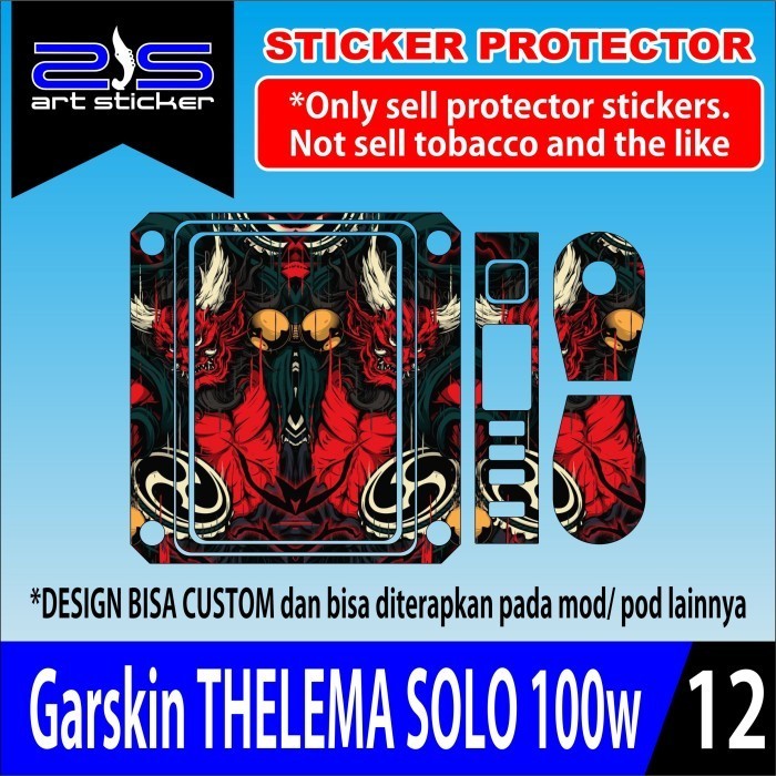 

*PromoTerjangkau* Thelema Solo 100w White Gundam Garskin Wrap Stiker Premium / X Casing Case COD