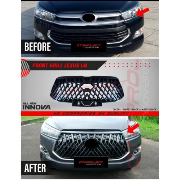 Grill Innova Reborn 2016 - 2019 Lexus Lm Style