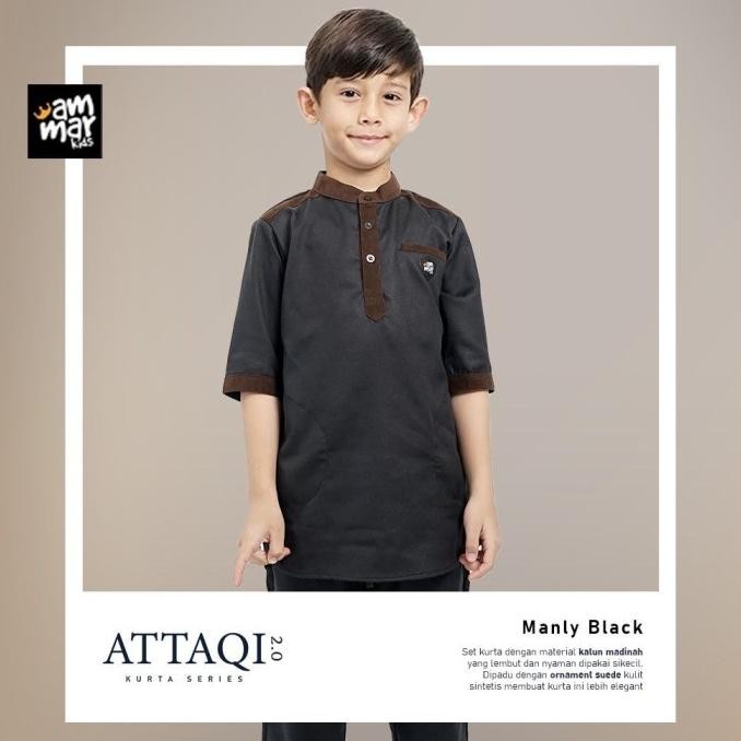 Set Kurta Anak Attaqi Kurta Series By Little Kahf Ammarkids