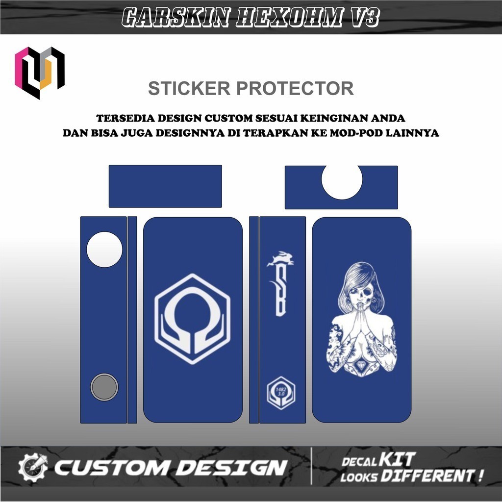*PromoTerjangkau* Hexohm V3 Garskin Wrap Stiker Premium / X Casing Case COD