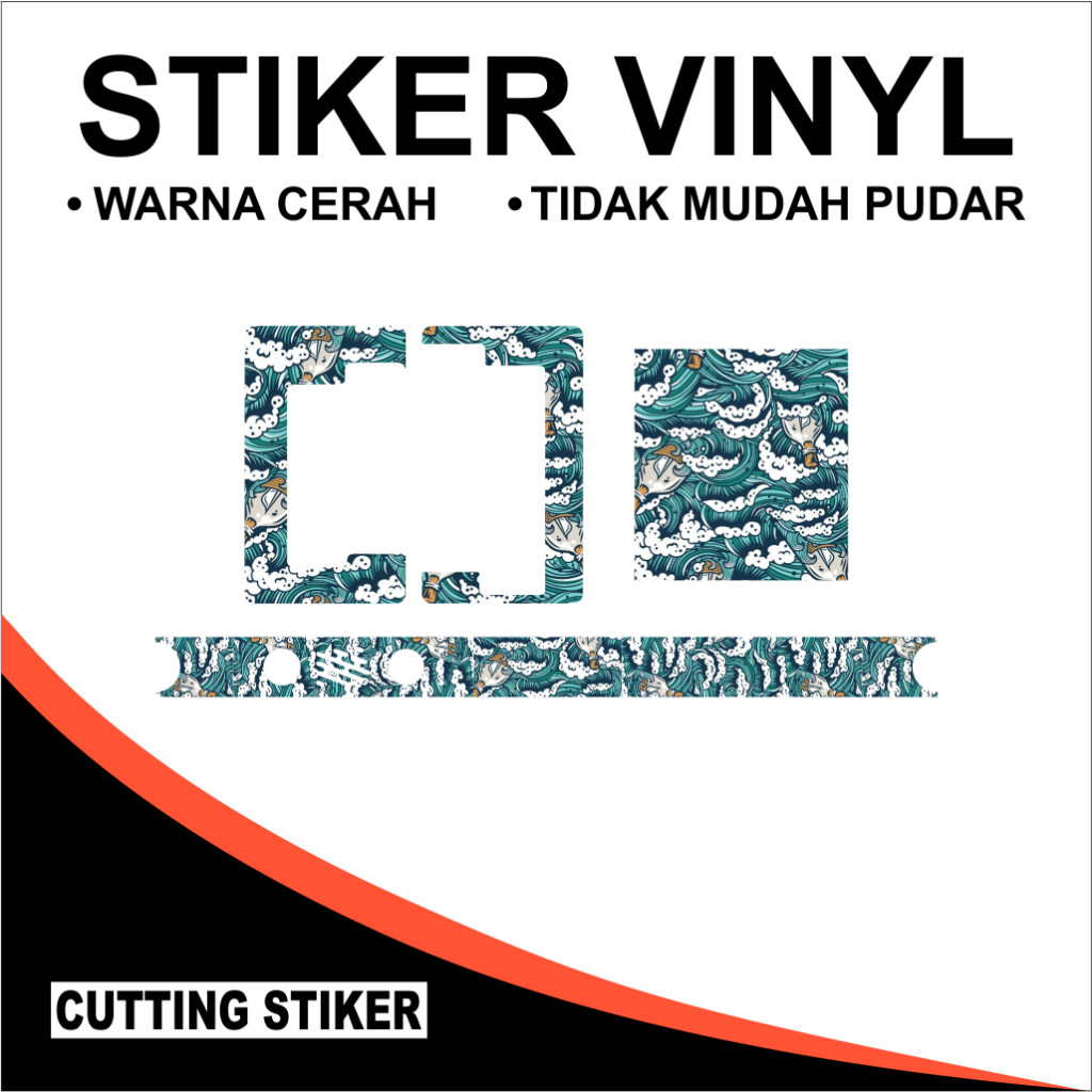 

*PromoTerjangkau* Cetak Stiker Hc 234 Laminasi Doff Garskin Wrap Premium / X Casing Case COD