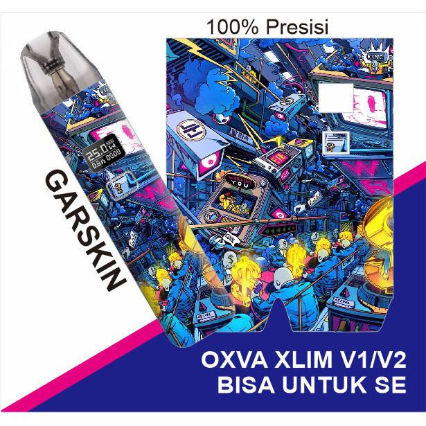 *PromoTerjangkau* Oxva Xlim 1 2 Se Pro Sq Terlaris Bw 01 Garskin Wrap Stiker Premium / X Casing Case