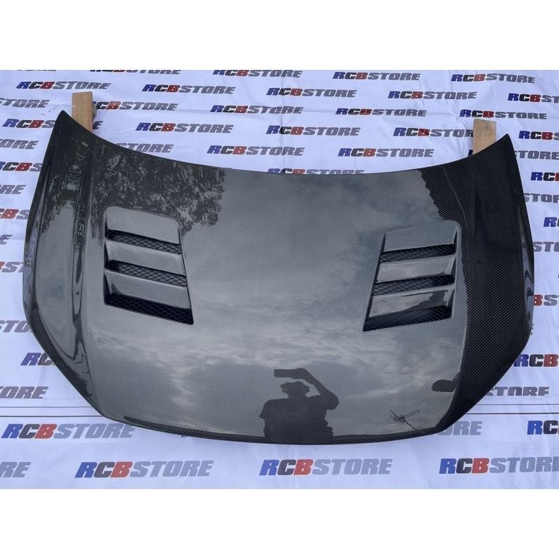 Kap Mesin Carbon All New Brio & Mobilio Facelift Js Racing Style