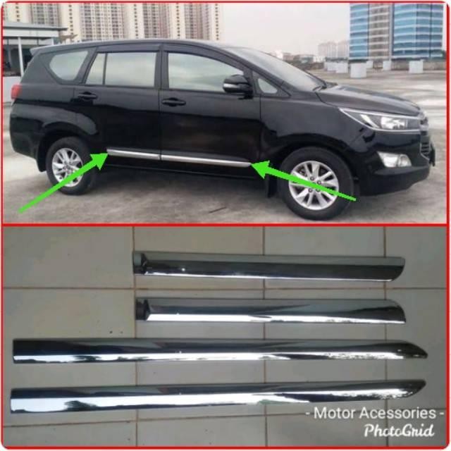 List Body Innova Reborn List Pintu Samping Innova Reborn Side Body Moulding Innova Reborn Chrome