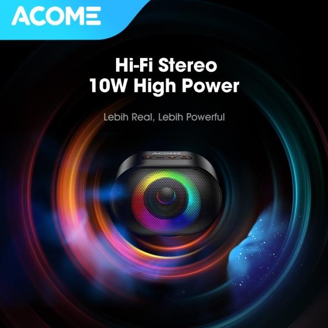 Murah Acome Bundling 30W Fast Charging Acg30 Pro + Speaker Bluetooth A10
