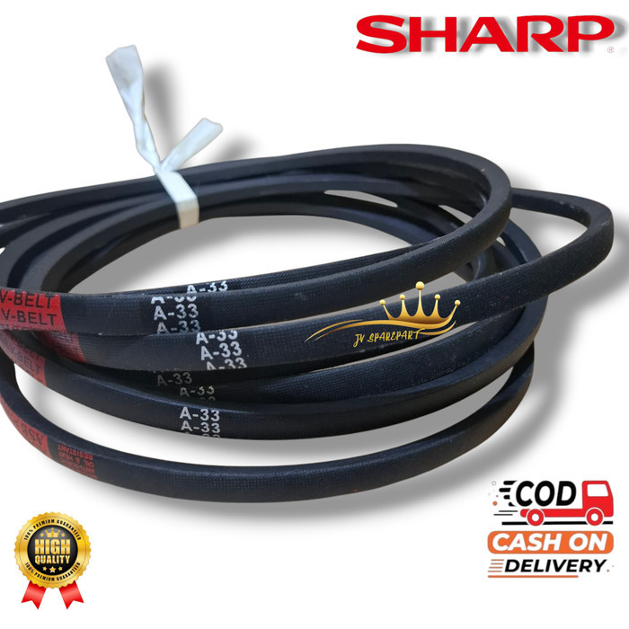 [SHARP ES-T95CL] VANBELT FAN BEL VBELT FANBEL MESIN CUCI V-BELT A33