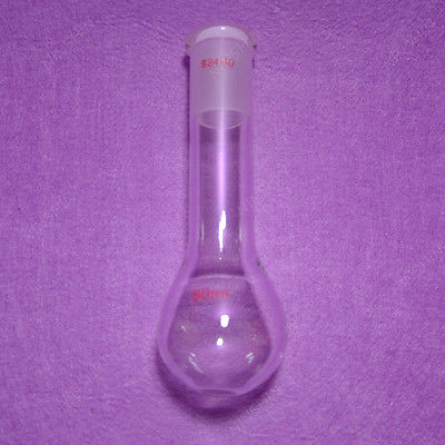 Kjeldahl Flask Long Neck Flask 50ML 24 40 Lab Glass Pyriform Flask