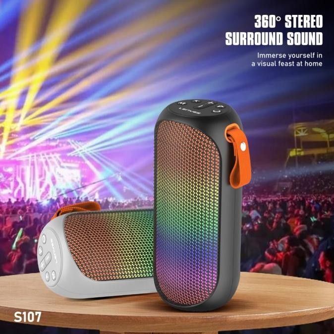 Promo Lenyes S107 Speaker Bluetooth Portable Wireless Premium Tws Original