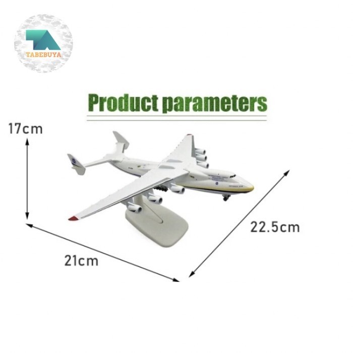Diecast Pesawat Antonov An-225 Scale 1/400