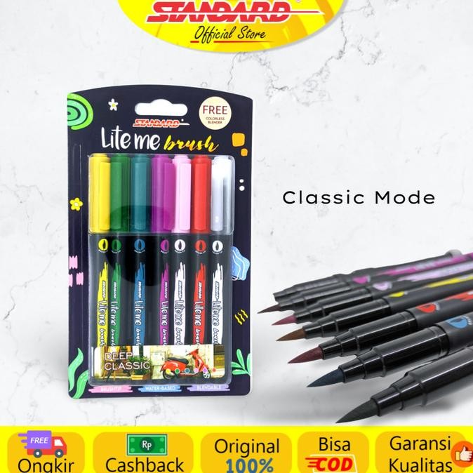 

Promo Standard Blister Lite Me Brush (Brush Pen/Spidol Kaligrafi) Neo