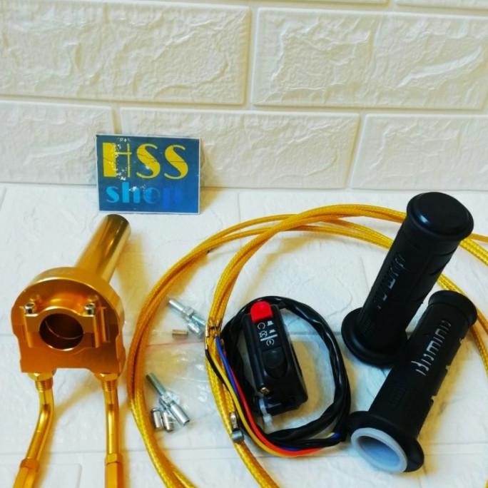 Gas spontan 2 kabel + Handgrip +2 kabel Gas + Saklar = Sonic 150 Nmax