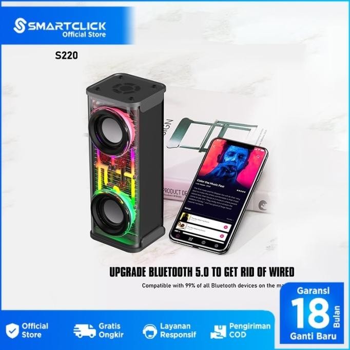 Grosir Lenyes S220 Speaker Bluetooth Wireless 12W Rgb Tws Original Garansi.
