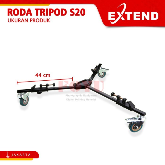 Dolly Roda Tripod Premium Wheel S20