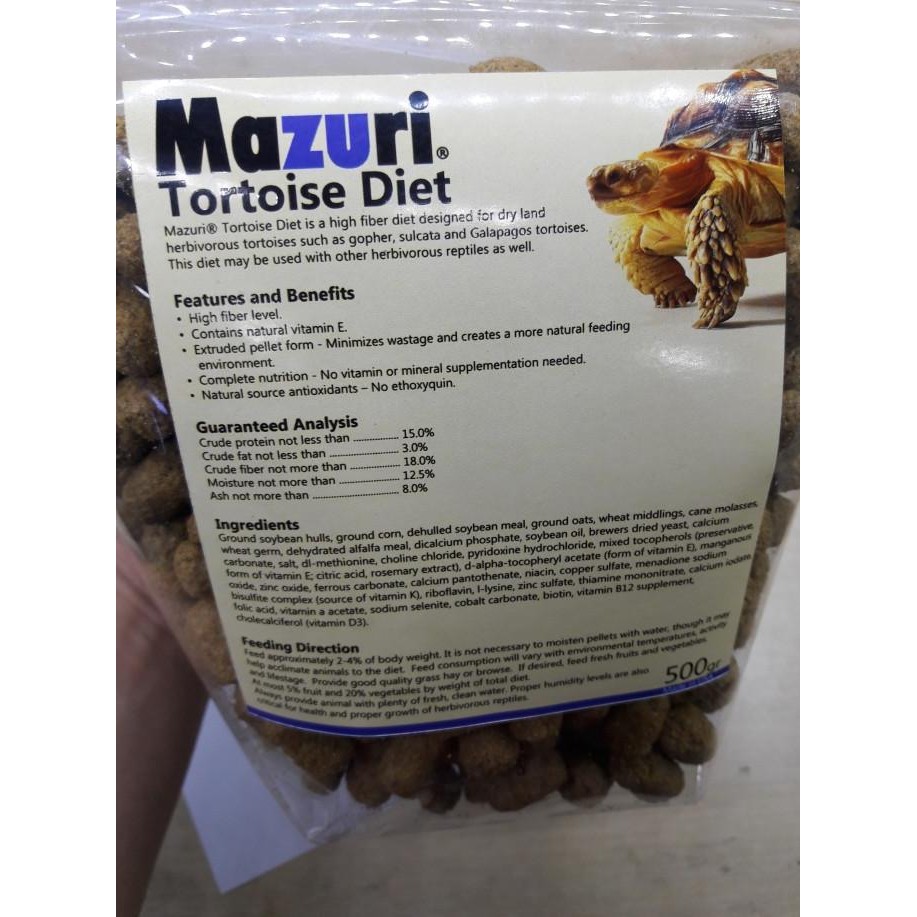 

Mazuri Tortoise Diet