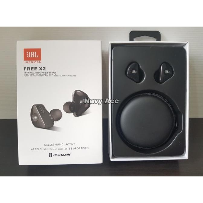 Headset jbl Bluetooth Free X2 - Headset Sporty True Wirelles Sound oem Terlaris