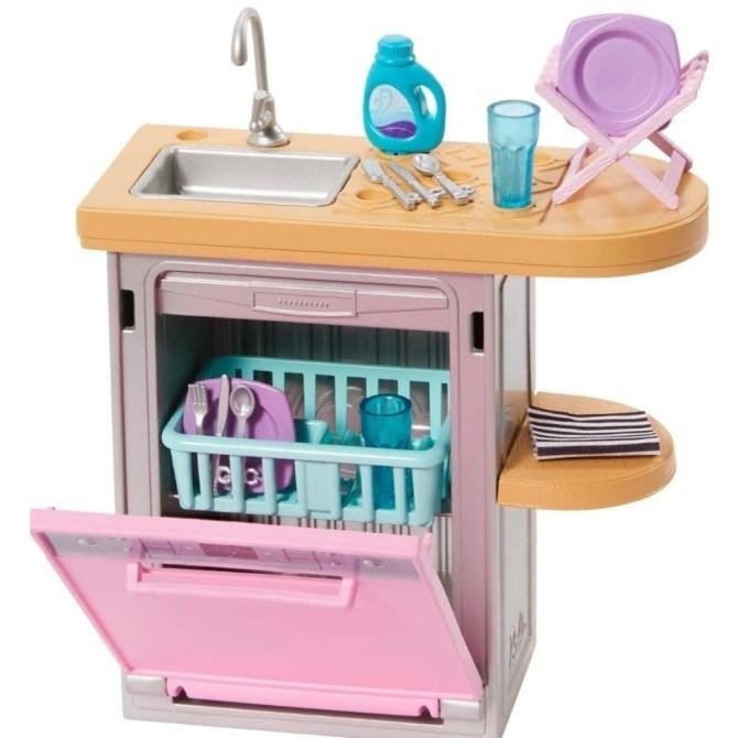 Mainan Anak Perempuan Perlengkapan Rumah Barbie Furniture Games