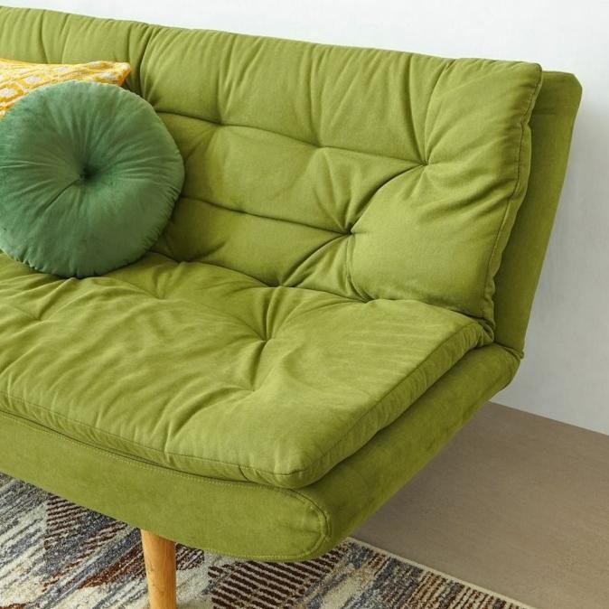 Informa Garland Sofa Bed Fabric - Hijau Tempat Duduk Multifungsi Sofa Tidur 2In1 Kursi Santai Serbag