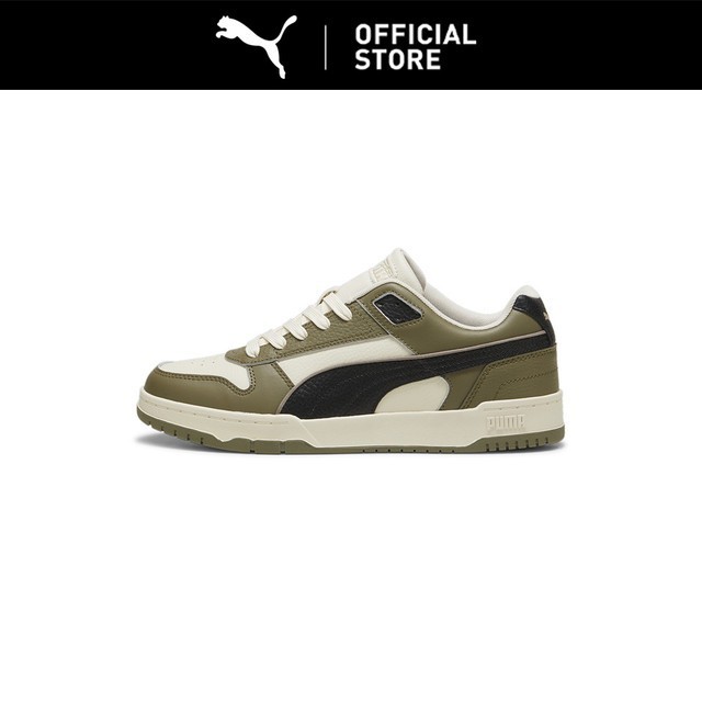 PUMA Sepatu Sneaker RBD Game Low Alpine Snow-Black-Olive