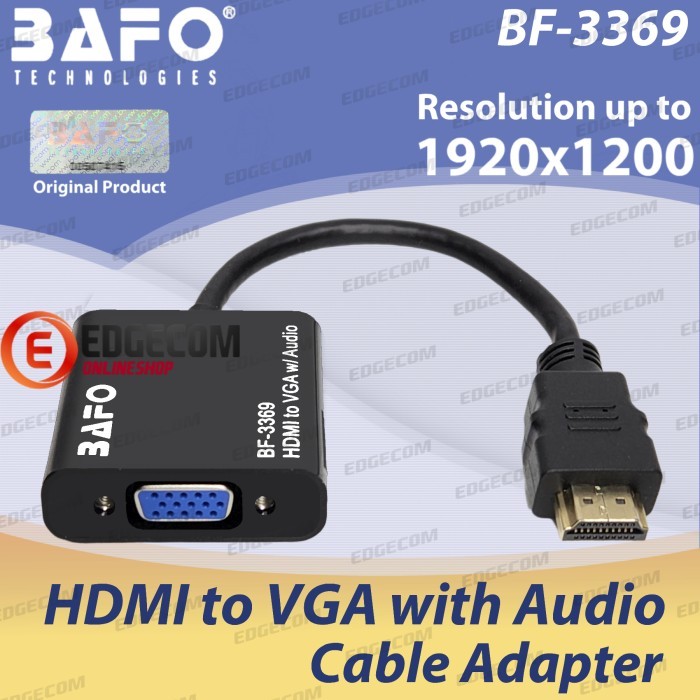 BAFO HDMI TO VGA + AUDIO BF 3369
