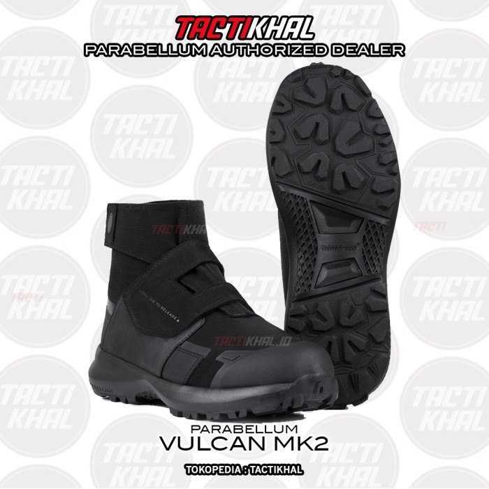 Sepatu PARABELLUM VULCAN MK2 Hitam/Black - Original Parabellum