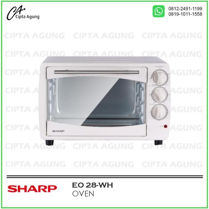 SHARP EO-28WH EO 28 WH EO 28-WH OVEN LISTRIK BEAUTY OVEN